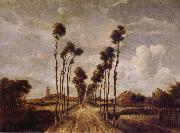 Meindert Hobbema Avenue at Middelharnis oil painting artist